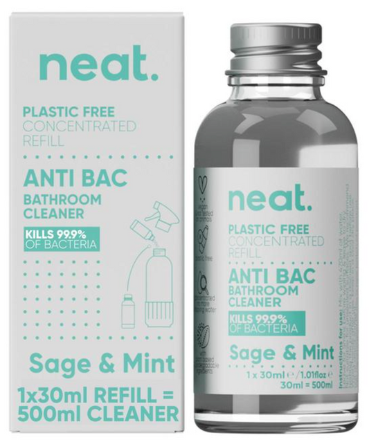 Neat Antibacterial Bathroom Cleaner - Plastic Free Refill (Sage & Mint)
